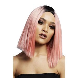 Fever Womens/Ladies Kylie Two Tone Wig / Coral Pink